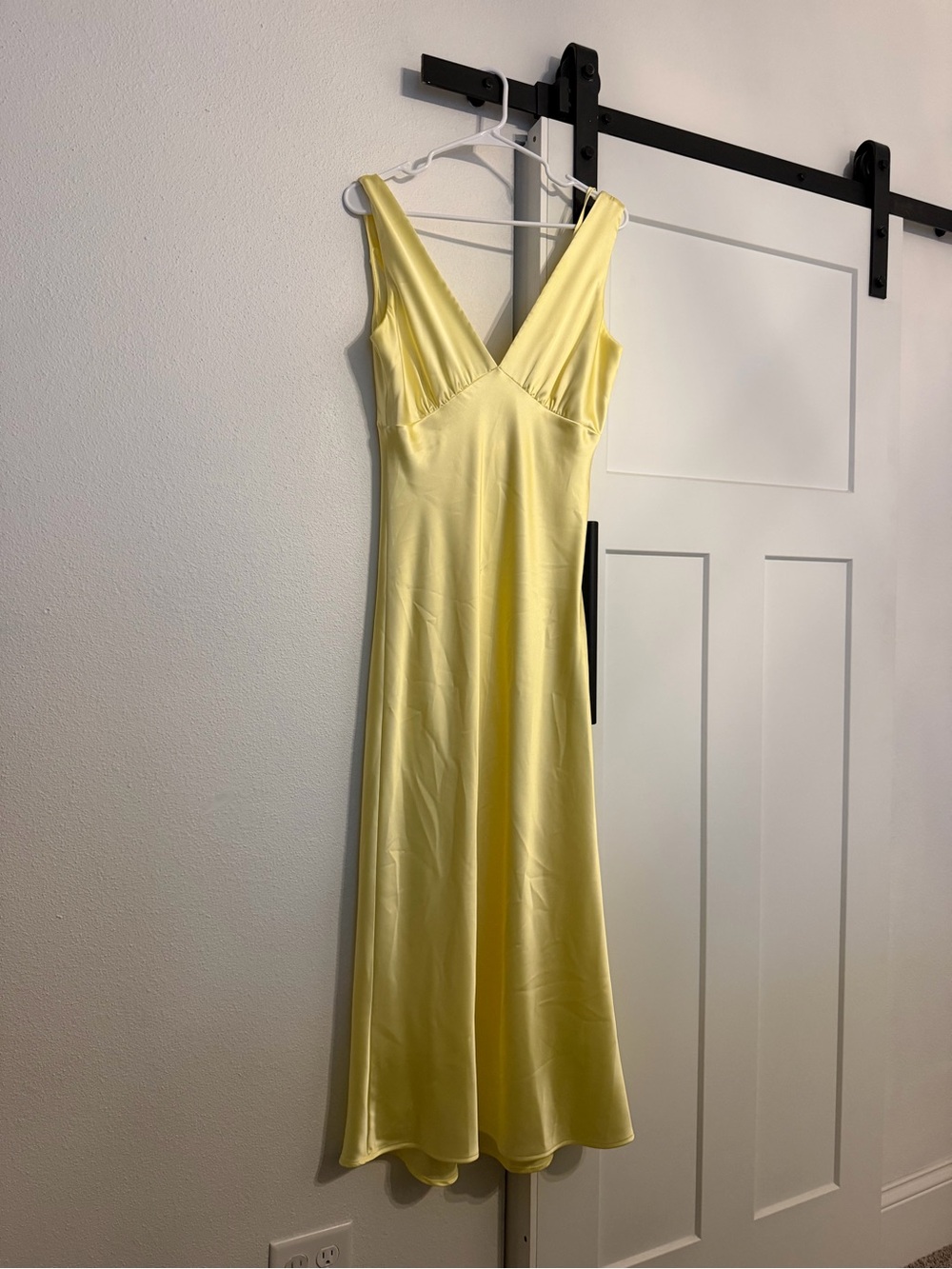Yellow wedding guest dress
